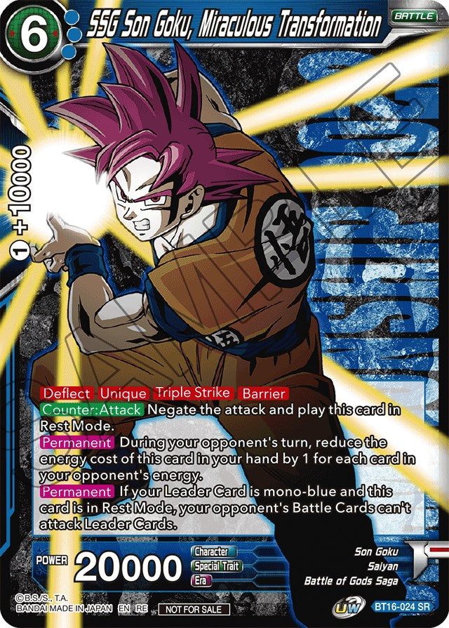 SSG Son Goku, Miraculous Transformation (Championship 2022) (BT15-024) [Promotion Cards] | Nerdhalla Games