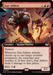 Star Athlete (Extended Art) [Duskmourn: House of Horror Commander] | Nerdhalla Games