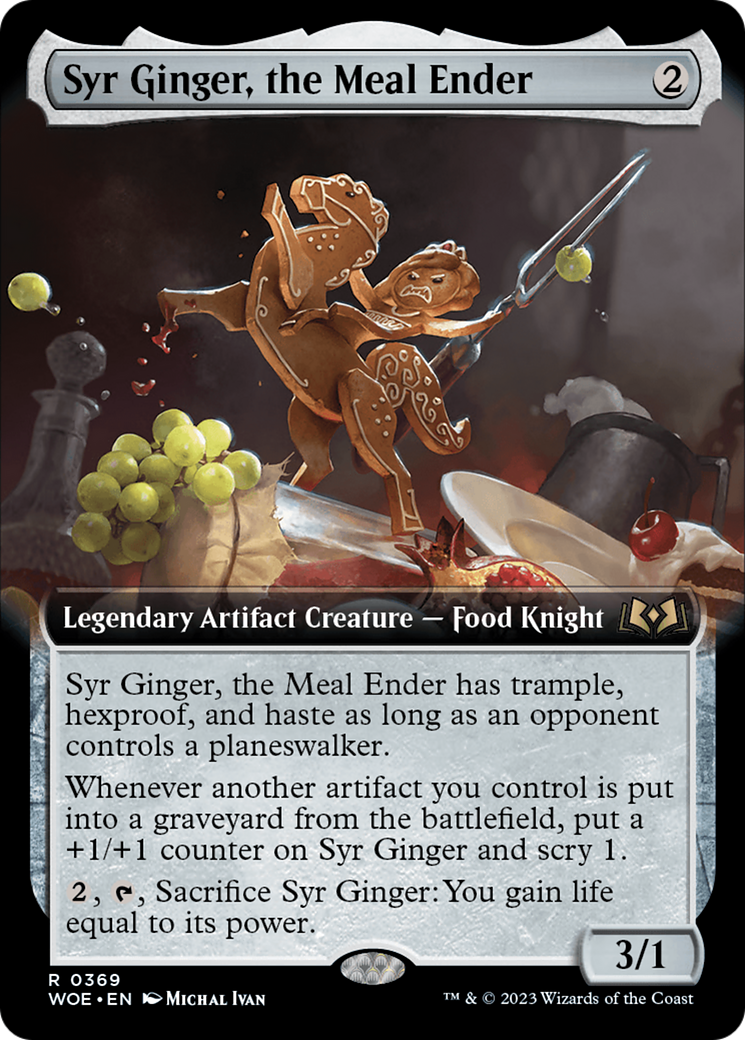 Syr Ginger, the Meal Ender (Extended Art) [Wilds of Eldraine] | Nerdhalla Games