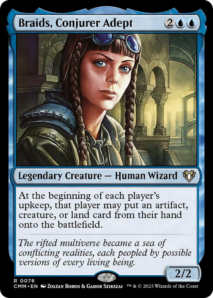 Braids, Conjurer Adept [Commander Masters] | Nerdhalla Games