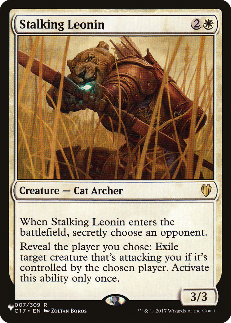 Stalking Leonin [The List] | Nerdhalla Games