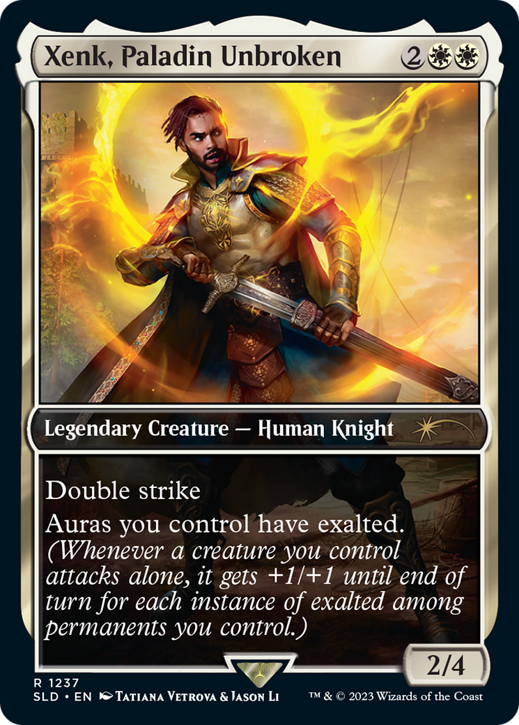 Xenk, Paladin Unbroken [Secret Lair Drop Series] | Nerdhalla Games