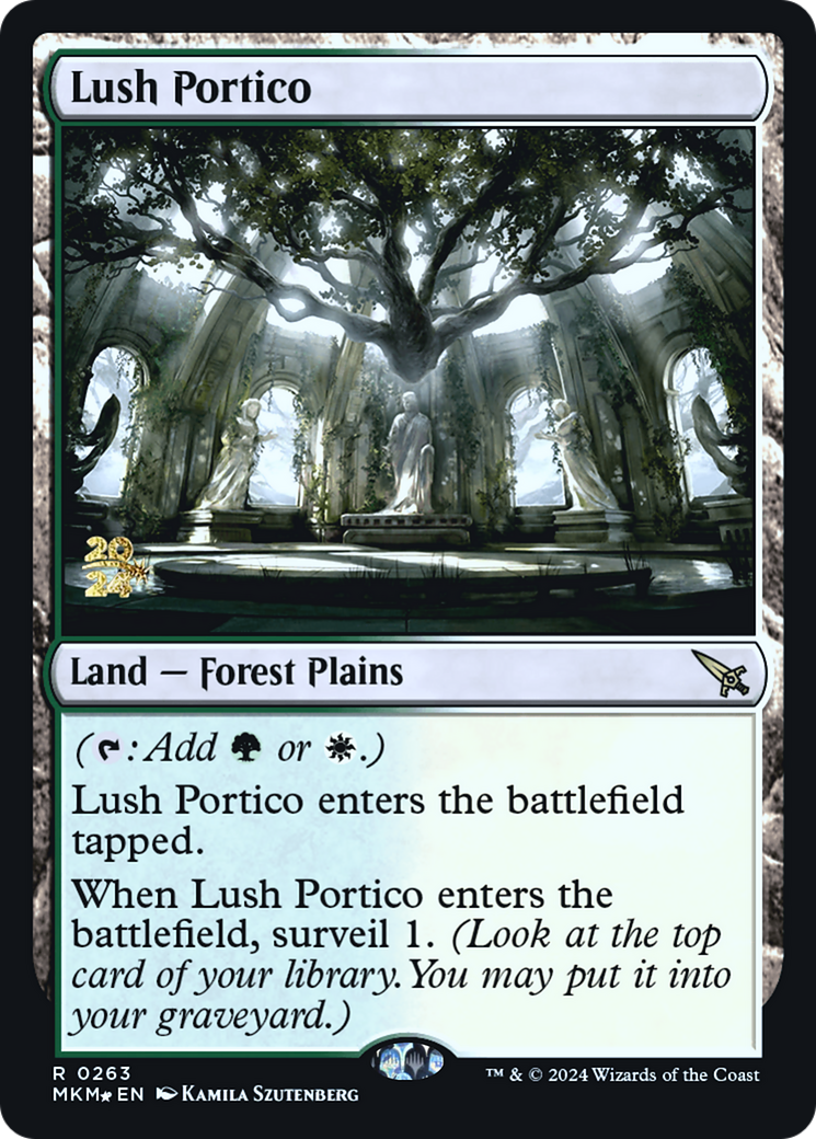 Lush Portico [Murders at Karlov Manor Prerelease Promos] | Nerdhalla Games