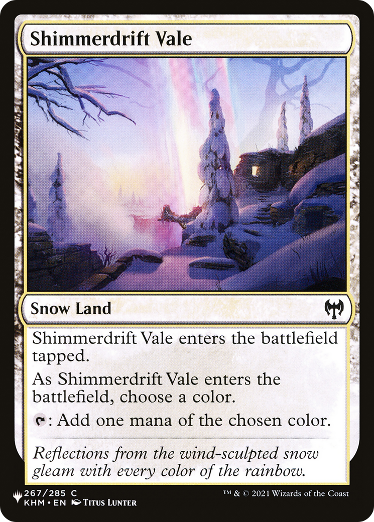 Shimmerdrift Vale [The List Reprints] | Nerdhalla Games