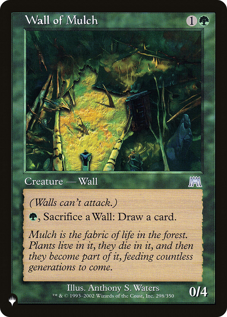 Wall of Mulch [The List Reprints] | Nerdhalla Games