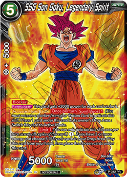 SSG Son Goku, Legendary Spirit (P-312) [Promotion Cards] | Nerdhalla Games