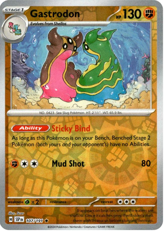 Gastrodon (107/191) [Scarlet & Violet: Surging Sparks] | Nerdhalla Games