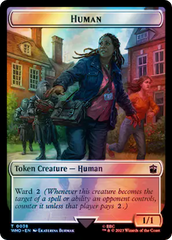 Human (0038) // Mutant Double-Sided Token (Surge Foil) [Doctor Who Tokens] | Nerdhalla Games