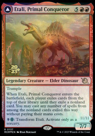 Etali, Primal Conqueror // Etali, Primal Sickness [March of the Machine Prerelease Promos] | Nerdhalla Games