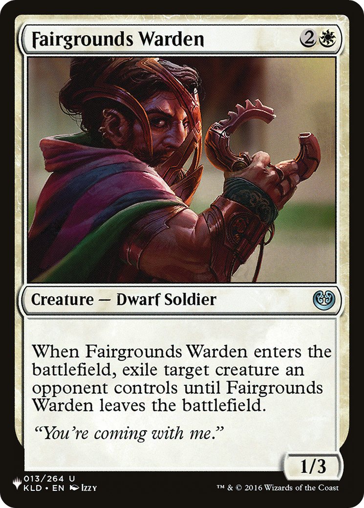 Fairgrounds Warden [The List] | Nerdhalla Games