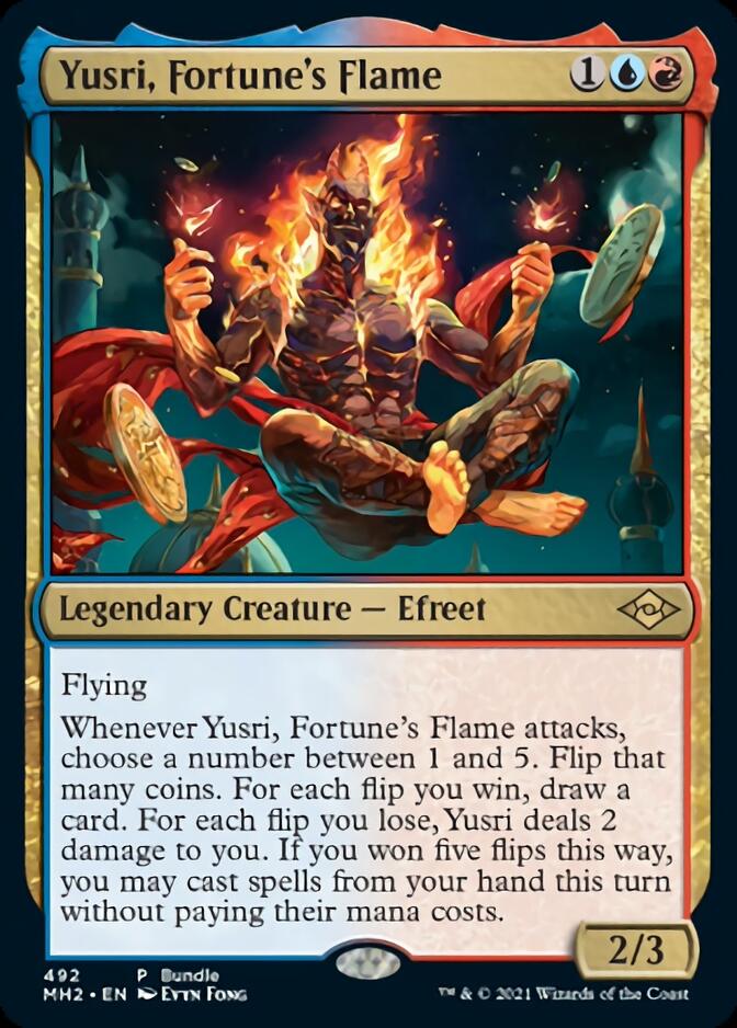 Yusri, Fortune's Flame (Bundle) [Modern Horizons 2] | Nerdhalla Games