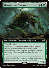 Demolisher Spawn (Extended Art) [Duskmourn: House of Horror Commander] | Nerdhalla Games