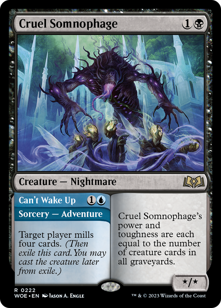 Cruel Somnophage // Can't Wake Up [Wilds of Eldraine] | Nerdhalla Games