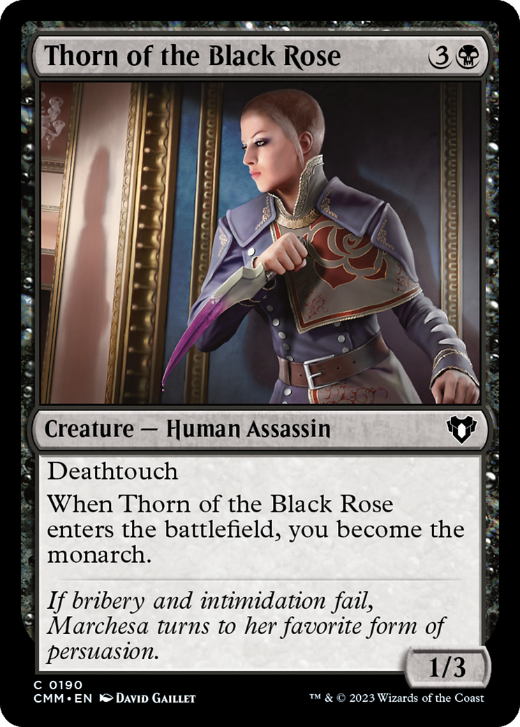 Thorn of the Black Rose [Commander Masters] | Nerdhalla Games