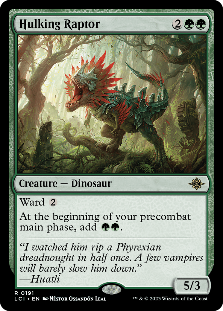 Hulking Raptor [The Lost Caverns of Ixalan] | Nerdhalla Games