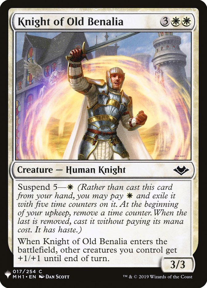 Knight of Old Benalia [Mystery Booster] | Nerdhalla Games