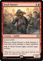 Brash Taunter [Duskmourn: House of Horror Commander] | Nerdhalla Games