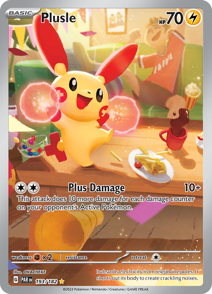 Plusle (193/182) [Scarlet & Violet: Paradox Rift] | Nerdhalla Games