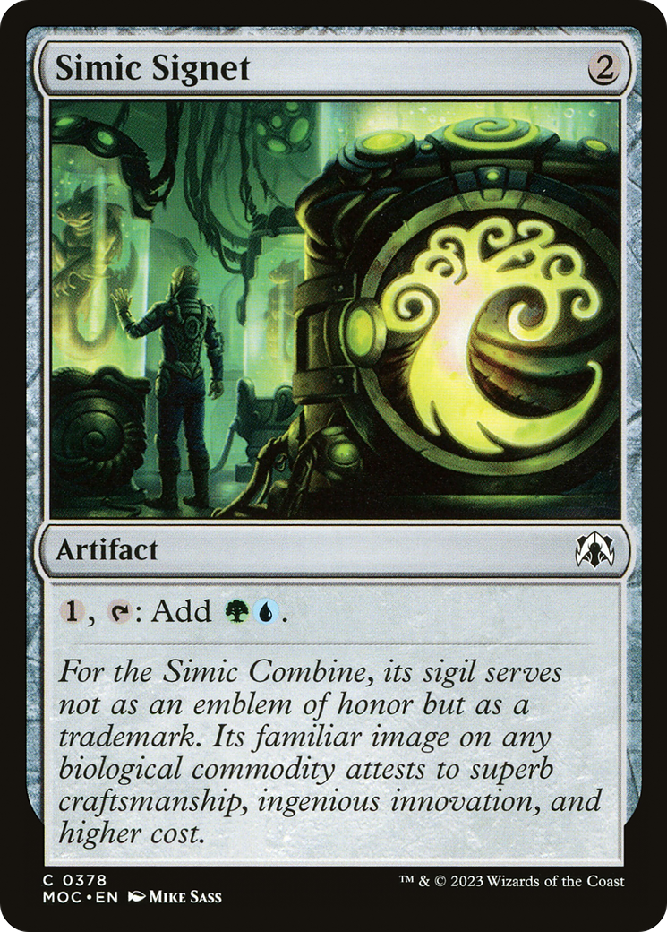 Simic Signet [March of the Machine Commander] | Nerdhalla Games