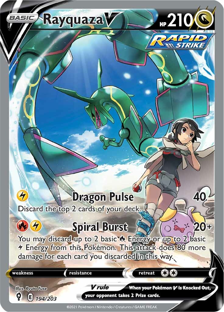 Rayquaza V (194/203) [Sword & Shield: Evolving Skies] | Nerdhalla Games