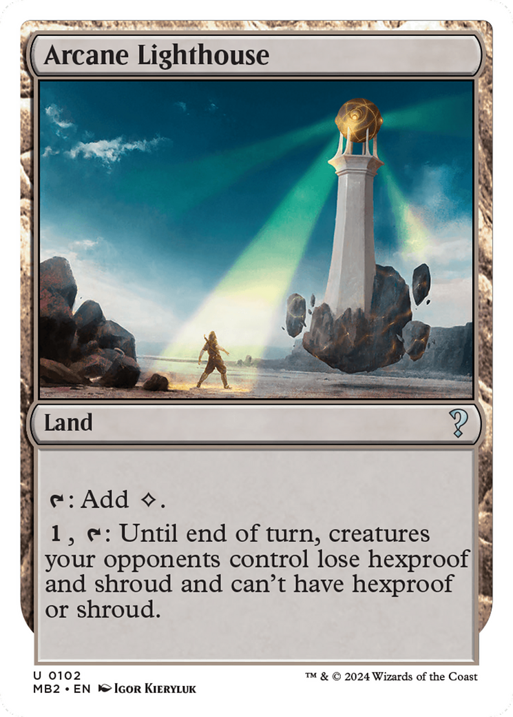 Arcane Lighthouse (White Border) [Mystery Booster 2] | Nerdhalla Games