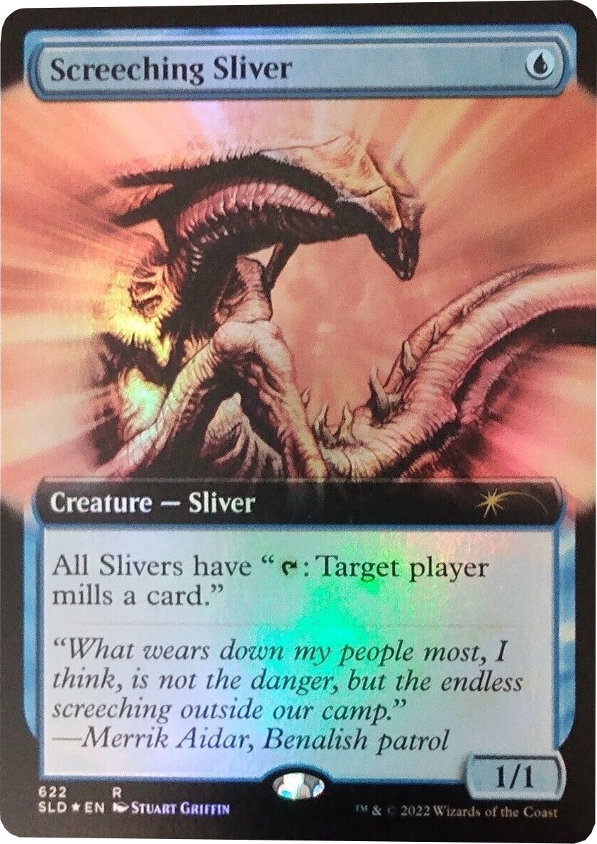 Screeching Sliver (Extended Art) [Secret Lair Drop Promos] | Nerdhalla Games