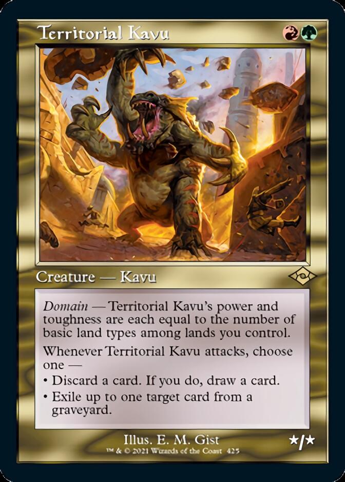 Territorial Kavu (Retro Foil Etched) [Modern Horizons 2] | Nerdhalla Games