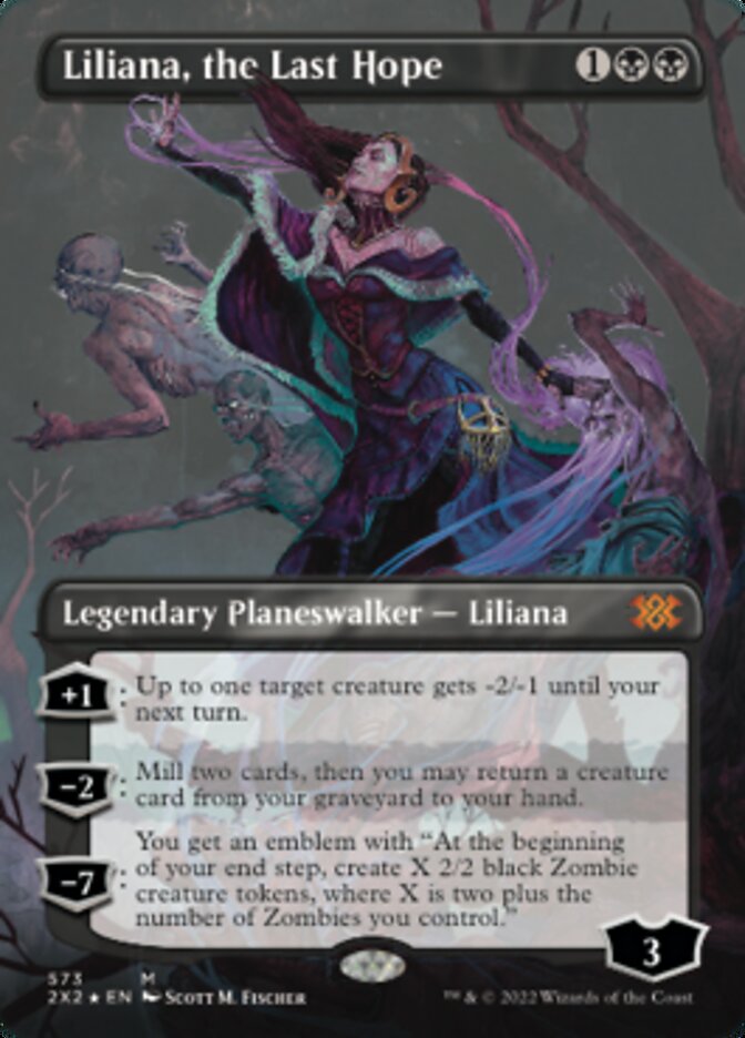 Liliana, the Last Hope (Textured Foil) [Double Masters 2022] | Nerdhalla Games