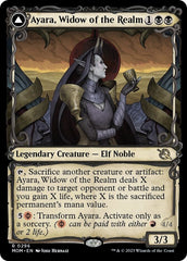 Ayara, Widow of the Realm // Ayara, Furnace Queen (Showcase Planar Booster Fun) [March of the Machine] | Nerdhalla Games