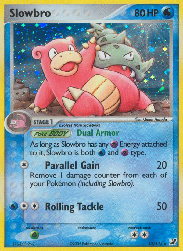 Slowbro (13/115) [EX: Unseen Forces] | Nerdhalla Games