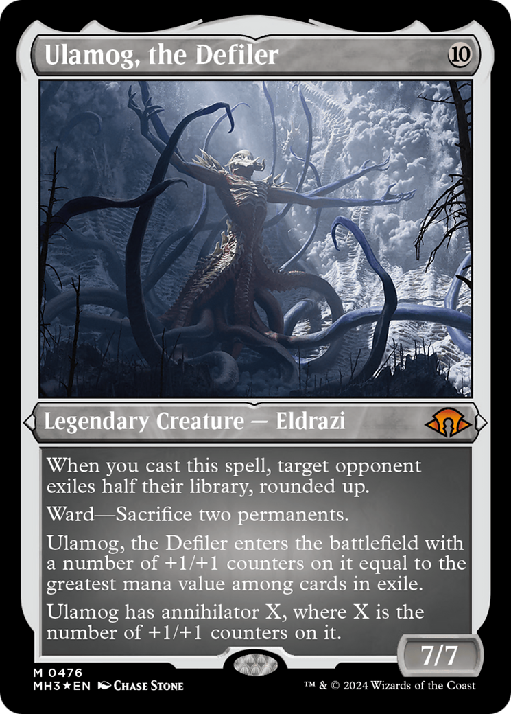 Ulamog, the Defiler (Foil Etched) [Modern Horizons 3] | Nerdhalla Games