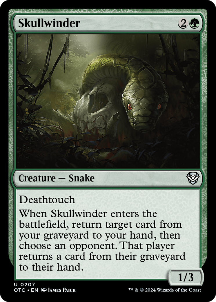 Skullwinder [Outlaws of Thunder Junction Commander] | Nerdhalla Games