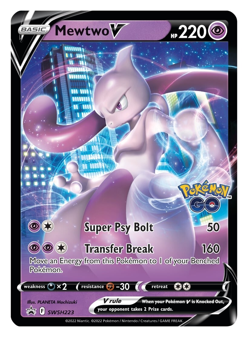 Mewtwo V (SWSH223) [Sword & Shield: Black Star Promos] | Nerdhalla Games