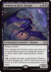 Demon of Fate's Design [Duskmourn: House of Horror Commander] | Nerdhalla Games