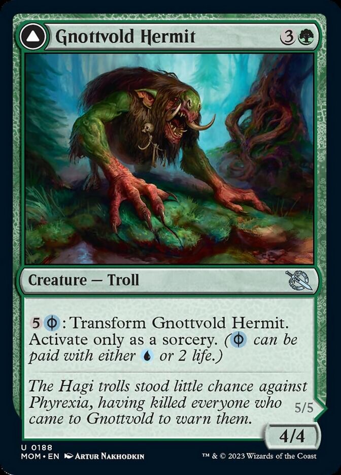 Gnottvold Hermit // Chrome Host Hulk [March of the Machine] | Nerdhalla Games