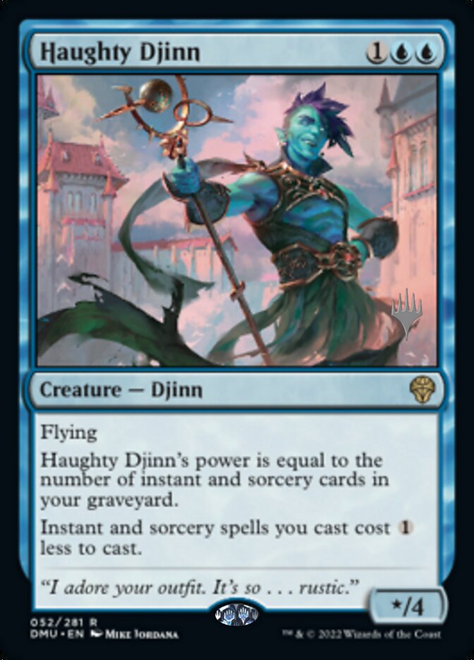 Haughty Djinn (Promo Pack) [Dominaria United Promos] | Nerdhalla Games