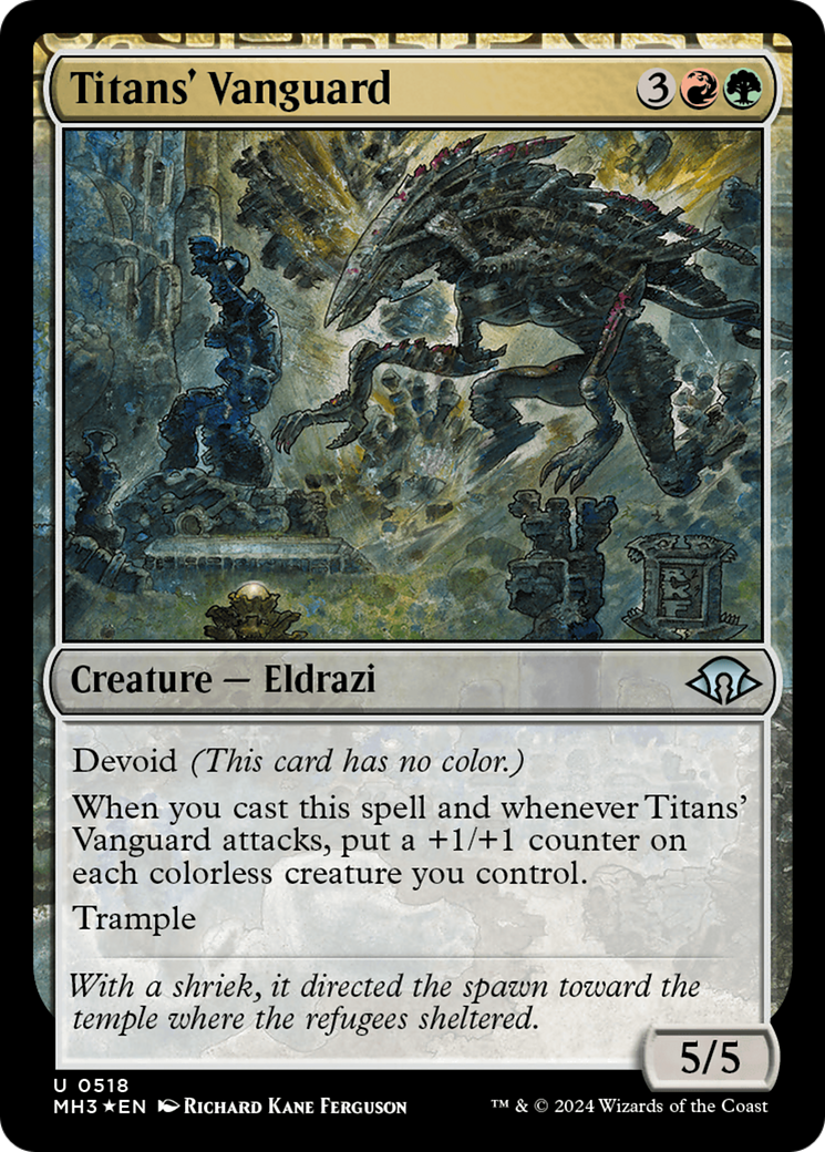 Titans' Vanguard (Ripple Foil) [Modern Horizons 3] | Nerdhalla Games