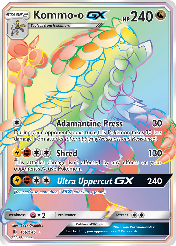 Kommo-o GX (159/145) [Sun & Moon: Guardians Rising] | Nerdhalla Games