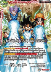 Son Goku // Son Goku, Pan, and Trunks, Space Adventurers (BT17-001) [Ultimate Squad] | Nerdhalla Games