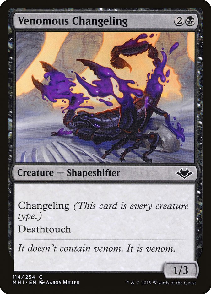 Venomous Changeling [Modern Horizons] | Nerdhalla Games