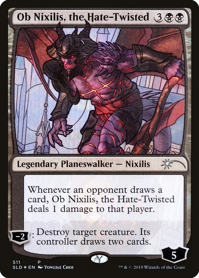 Ob Nixilis, the Hate-Twisted (Stained Glass) [Secret Lair Drop Promos] | Nerdhalla Games