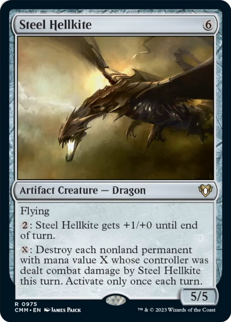 Steel Hellkite [Commander Masters] | Nerdhalla Games