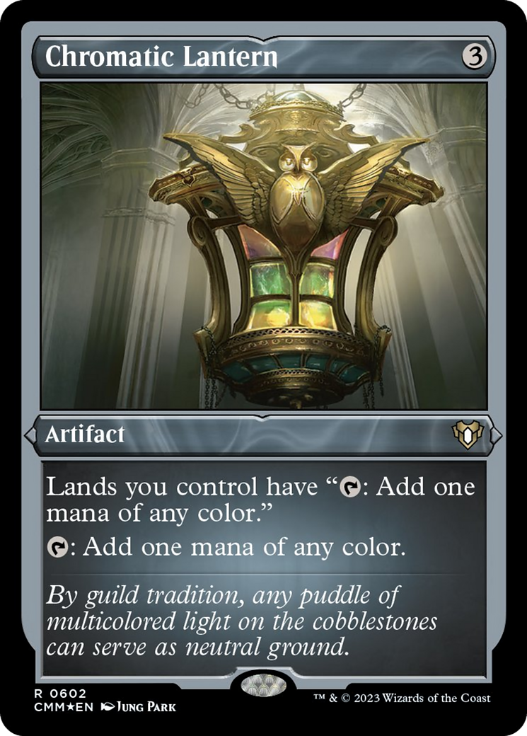 Chromatic Lantern (Foil Etched) [Commander Masters] | Nerdhalla Games