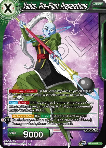 Vados, Pre-Fight Preparations (BT16-049) [Realm of the Gods] | Nerdhalla Games