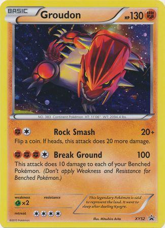 Groudon (XY52) (Jumbo Card) [XY: Black Star Promos] | Nerdhalla Games