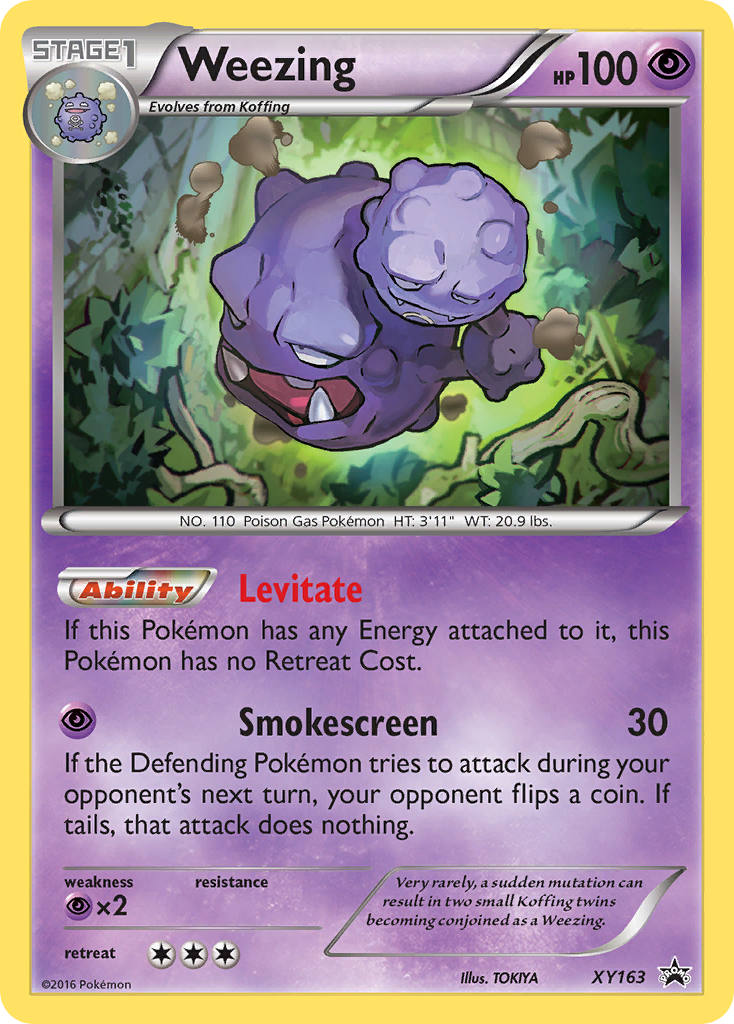 Weezing (XY163) [XY: Black Star Promos] | Nerdhalla Games