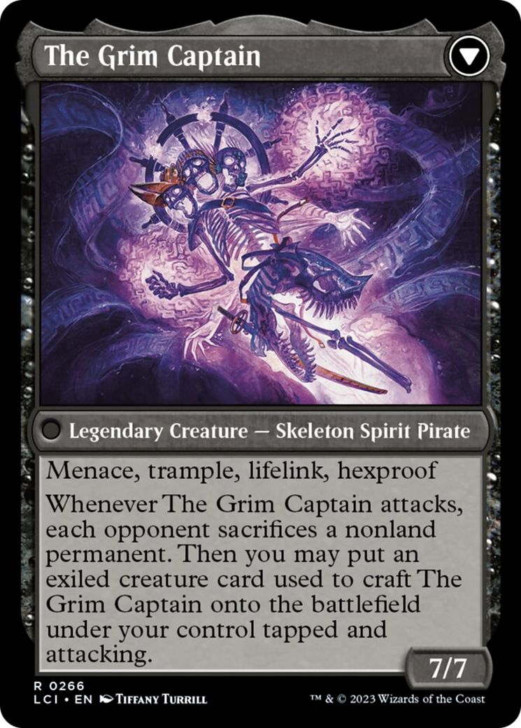 Throne of the Grim Captain // The Grim Captain [The Lost Caverns of Ixalan] | Nerdhalla Games