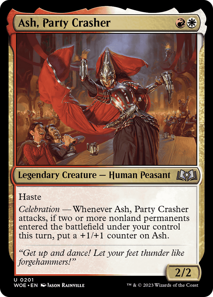 Ash, Party Crasher [Wilds of Eldraine] | Nerdhalla Games