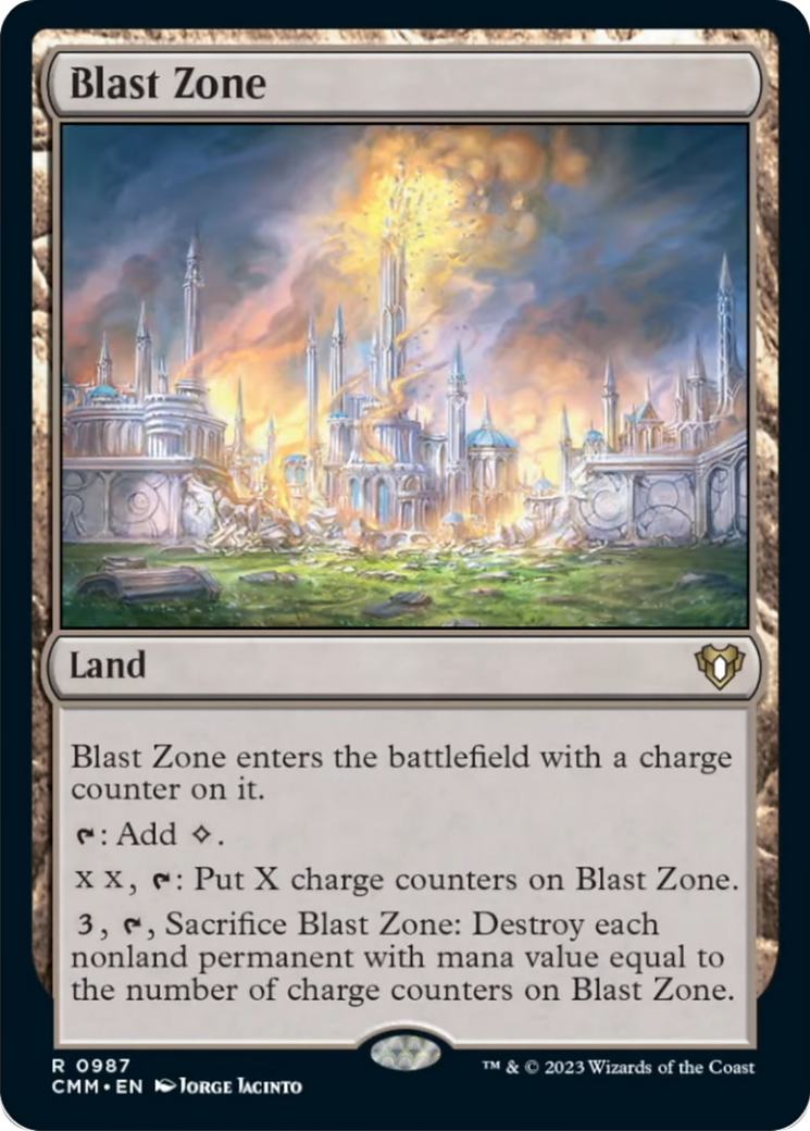 Blast Zone [Commander Masters] | Nerdhalla Games