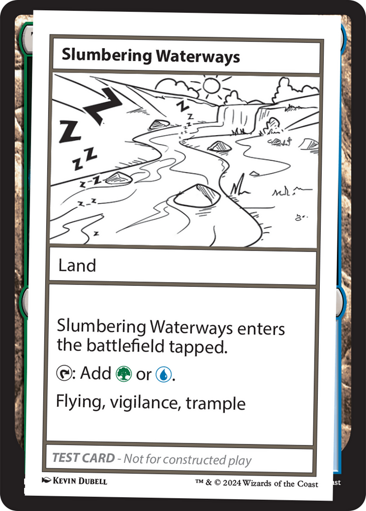 Slumbering Waterways [Mystery Booster 2 Playtest Cards] | Nerdhalla Games